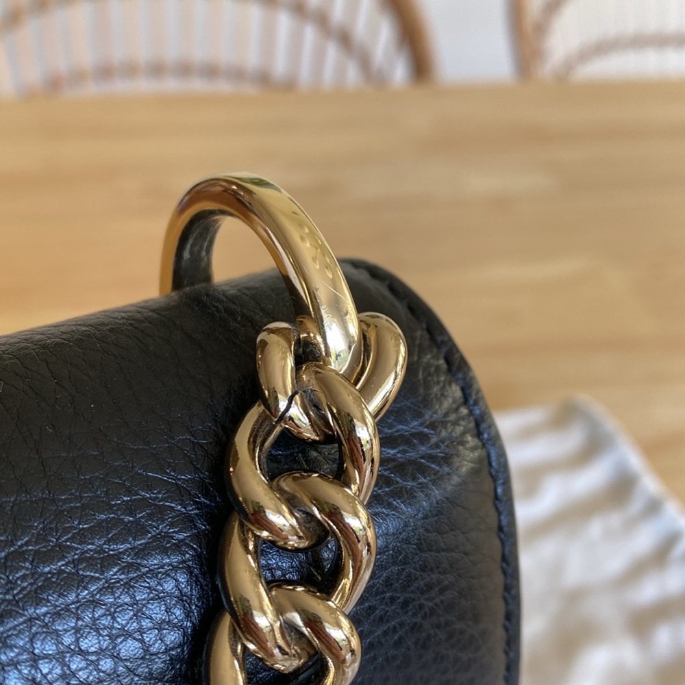 Kate Spade ♠️ Greenwood place Rita black handbag with strap and gold chain - Picture 9 of 17